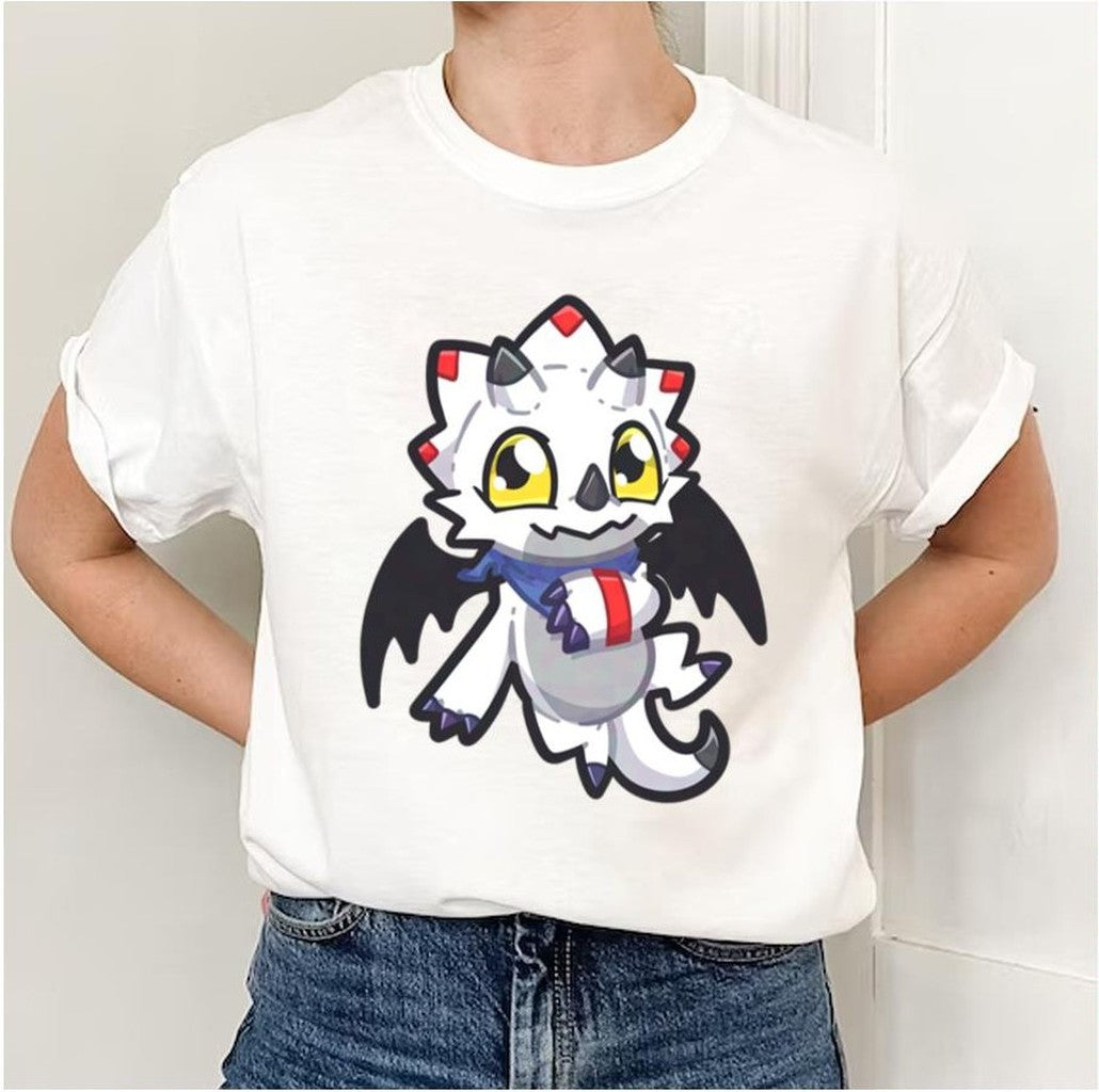 Baby Dragon Gammamon Digimon Unisex T-Shirt Hoodie, Sweatshirt | PureTeeCo.com (Image 1)