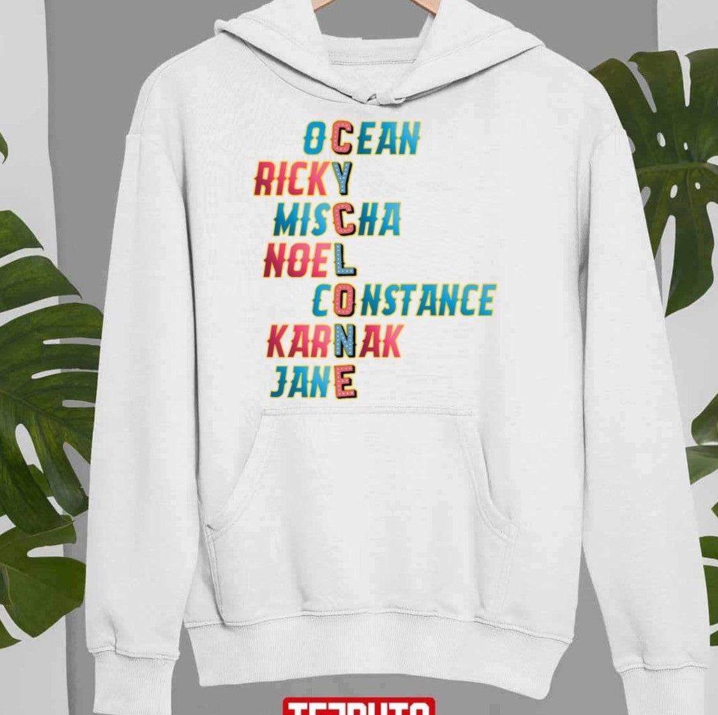 Ride The Cyclone Colorful Name Tags Unisex Sweatshirt