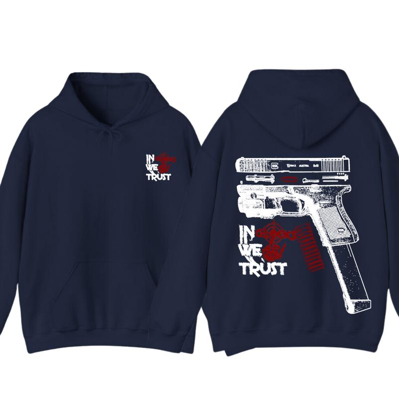 In Glock We Trust Bone Hand Halloween 2 Side Hoodie,Glock Halloween Hoodie,Bone Hand Halloween Glock Shirt, For... (Image 9)