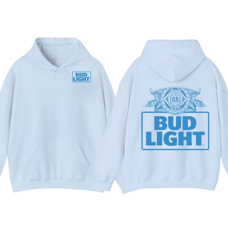 Bud Light - Bud Light Label Shirt For Men For Women Unisex Hoodie and T-Shirt, Graphic tee Gift for Birthday... (Image 7)