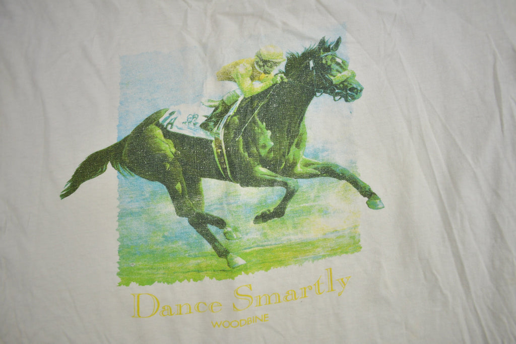 Vintage 1990s Dance Smartly Woodbine Horse Racing Vintage Streetwear Single Stitch (3)
