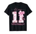 It'S 11th Birthday Coquette Bow 11 Year Old Party Girl Unisex T-shirt, Sweatshirt, Hoodie (1)