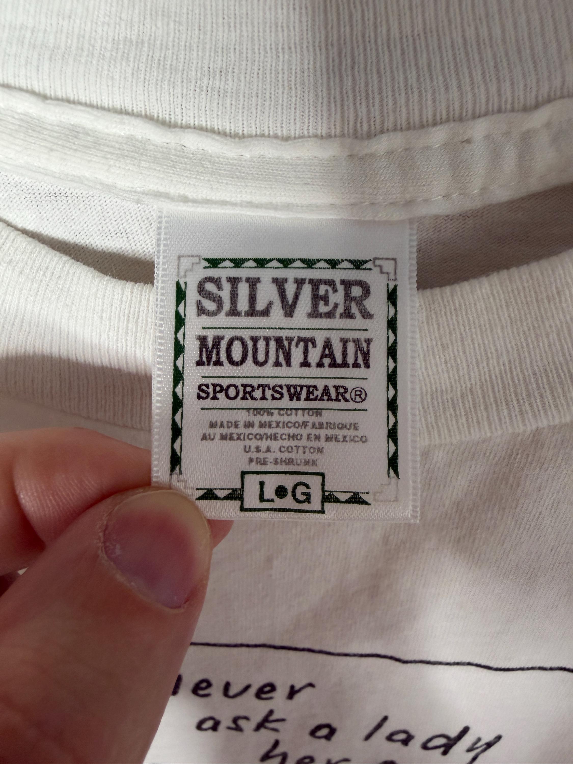 Vintage Never Ask Lady Age Don Ask Either Shoebox Art White Size Large (3)