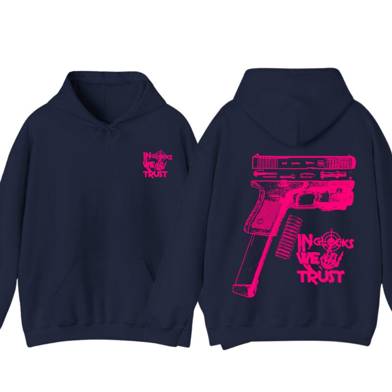 NEW Design Glock ,In Glock We Trust Skeleton 2 Side Hoodie & tshirt ,Unisex Hoodie, Men's & Women's Tops, Glock... (Image 9)