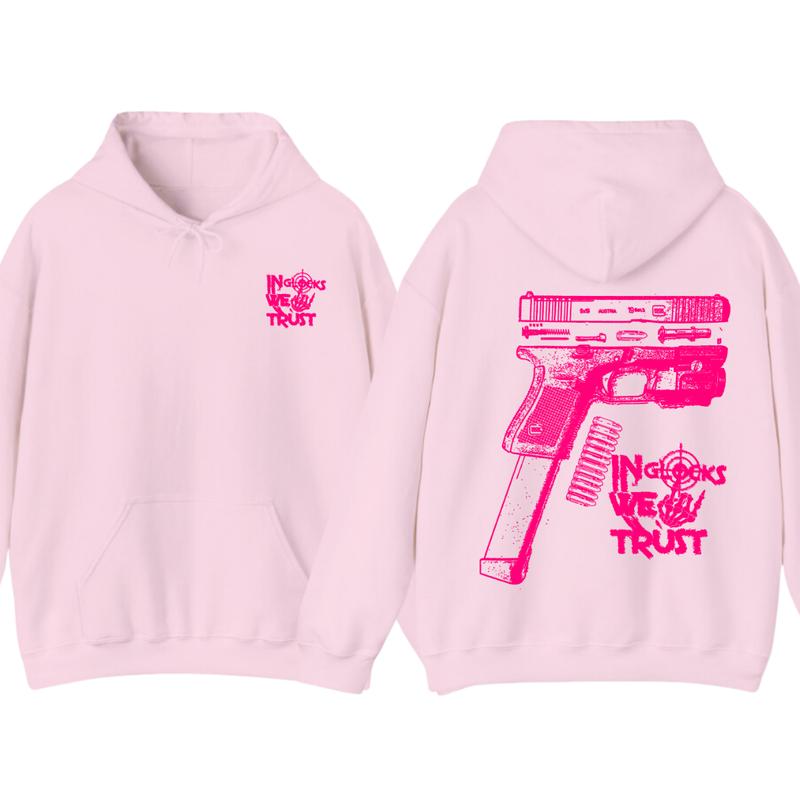 NEW Design Glock ,In Glock We Trust Skeleton 2 Side Hoodie & tshirt ,Unisex Hoodie, Men's & Women's Tops, Glock... (Image 6)