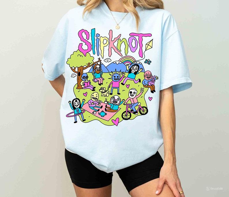 Slipknot Happy Times Playing Together T-shirt (Image 4)