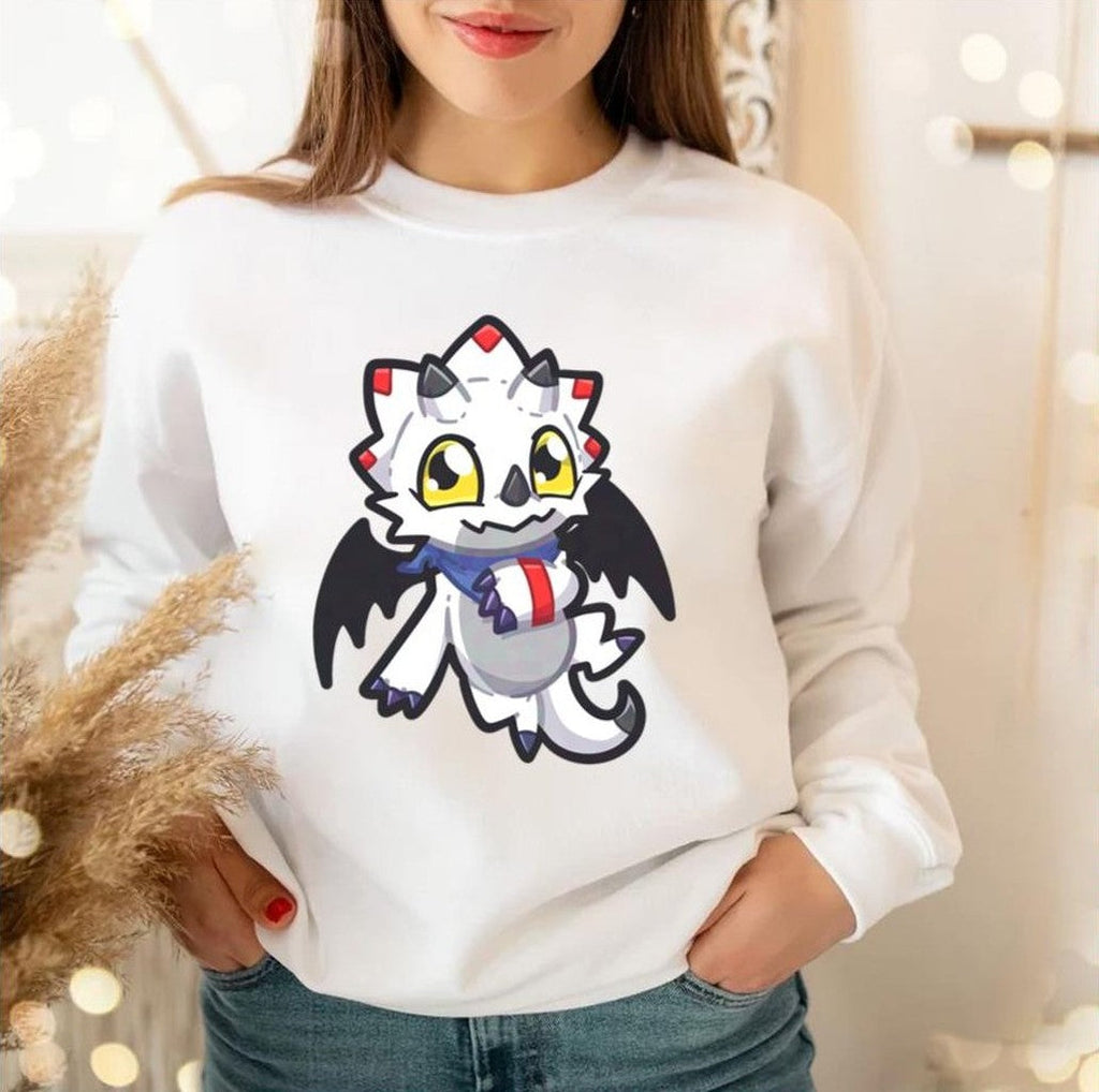 Baby Dragon Gammamon Digimon Unisex T-Shirt Hoodie, Sweatshirt | PureTeeCo.com (Image 3)
