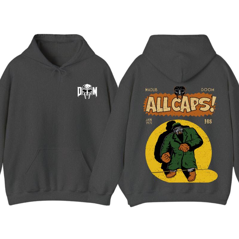MF Doom Madlib All Caps T-Shirt Sweatshirt Hoodie | PureTeeCo.com (Image 9)
