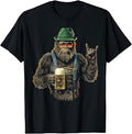 Bigfoot Rock Oktoberfest Lederhosen German Prost Beer Unisex T-shirt, Sweatshirt, Hoodie (1)