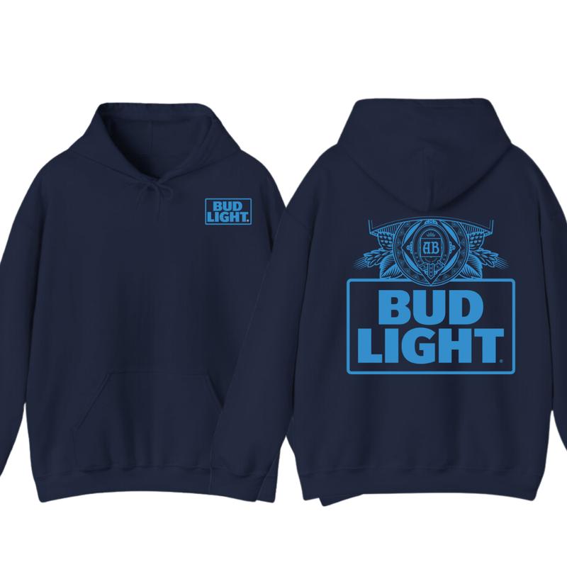 Bud Light - Bud Light Label Shirt For Men For Women Unisex Hoodie and T-Shirt, Graphic tee Gift for Birthday... (Image 9)
