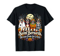 Saint Bernards Because People Creepy Halloween Dog Unisex T-shirt, Sweatshirt, Hoodie (1)