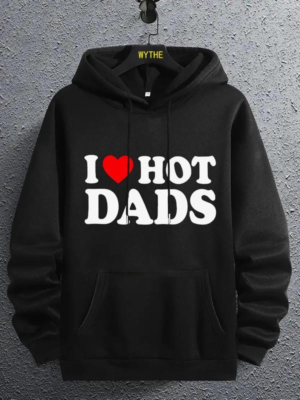 Unisex Valentine's Day Letter Print Hoodie with Drawstring Pocket, Essentials Men's Gift Graphic Sweatshirt,... (Image 1)