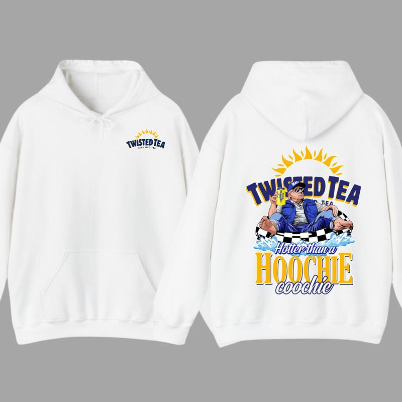 2 Side- NEW Twisted Tea Trummmp America Great Again Hoodie-Full Color- Casual- For Women-For Men- Unisex- Viral... (Image 2)