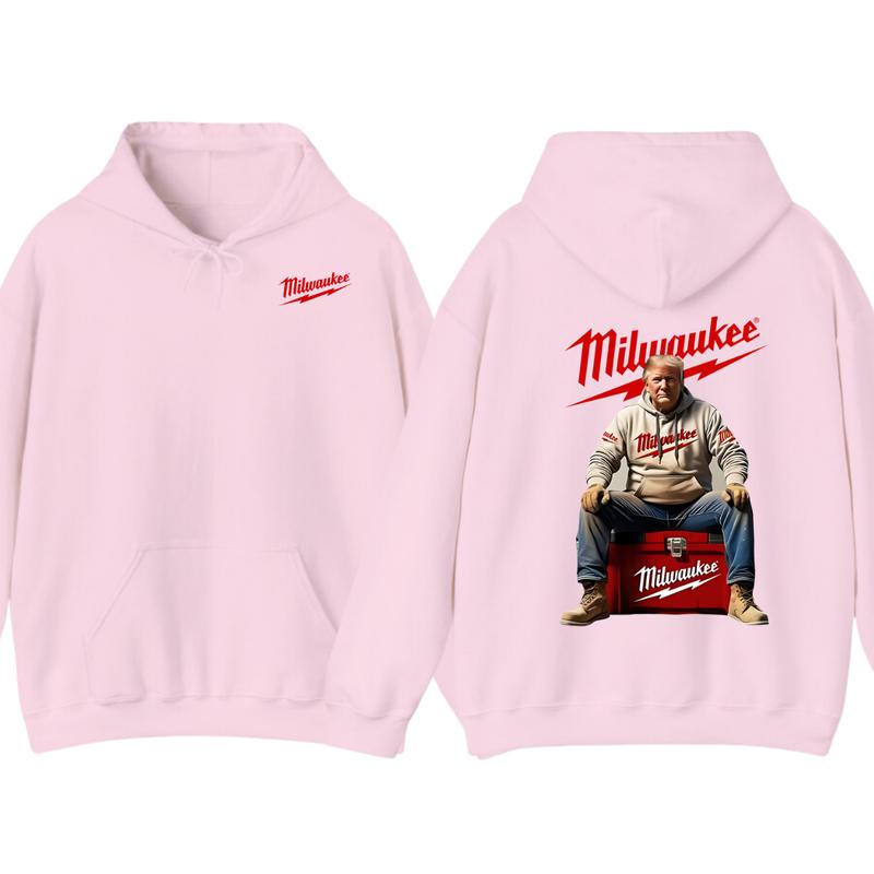 Milwaukee Hoodie - Classic Utility Design with Red Lettering and Practical Aesthetic, Perfect for Fans of the... (Image 6)