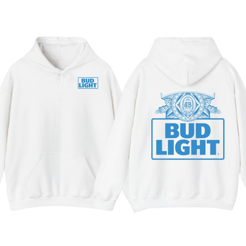 Bud Light - Bud Light Label Shirt For Men For Women Unisex Hoodie and T-Shirt, Graphic tee Gift for Birthday... (Image 2)