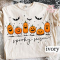 Halloween Pumpkin Comfort Colors Spooky Season Pumpkin Tee Jack Lantern Fall Autumn Halloween (1)