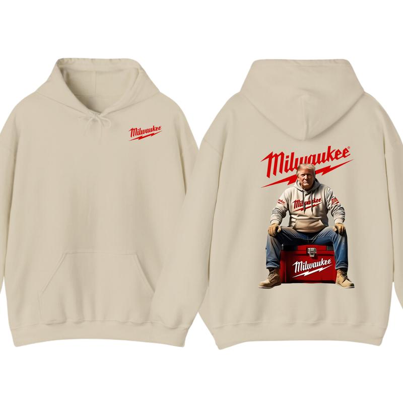 Milwaukee Hoodie - Classic Utility Design with Red Lettering and Practical Aesthetic, Perfect for Fans of the... (Image 5)