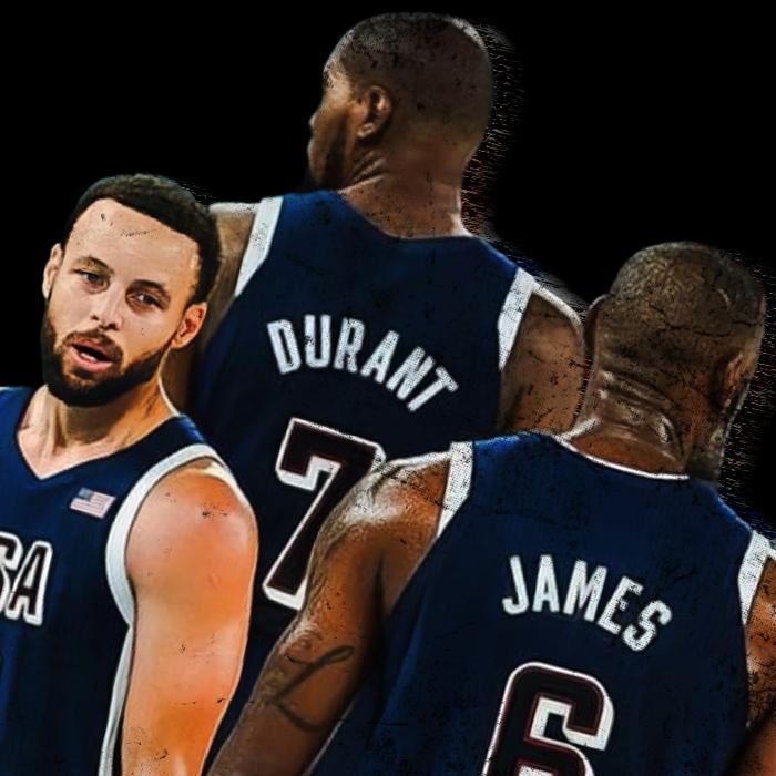 Stephen Curry Bron Durant BIG 3 USA World Champ Custom Graphic Tee Hoodie, Sweatshirt | PureTeeCo.com (Image 7)