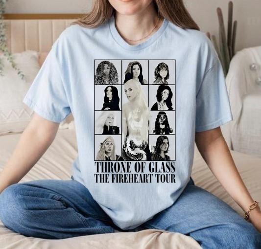 Throne Of Glass The Fireheart Tour Concert Shirt Hoodie, Sweatshirt | PureTeeCo.com (Image 5)