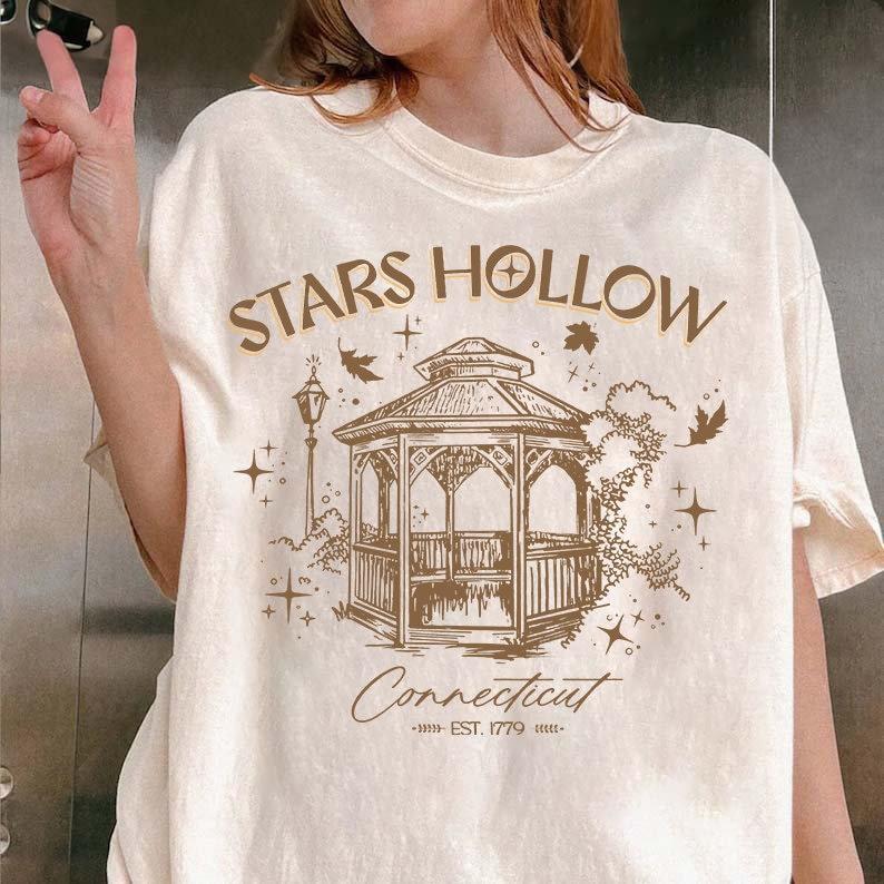 Stars Hollow Connecticut Where You Lead I Will Follow T-Shirt Hoodie, Sweatshirt | PureTeeCo.com (Image 1)
