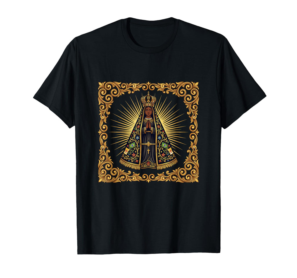 Virgin Mary Nossa Senhora Aparecida Unisex T-shirt, Sweatshirt, Hoodie (1)