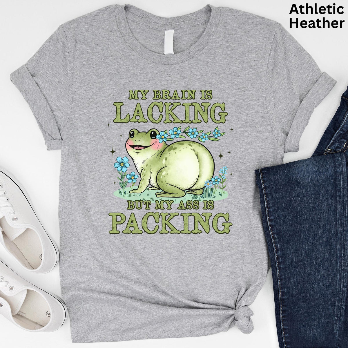 Brain Lacking Ass Packing Frog Meme Big Butt Humor Raunchy Inappropriate (3)