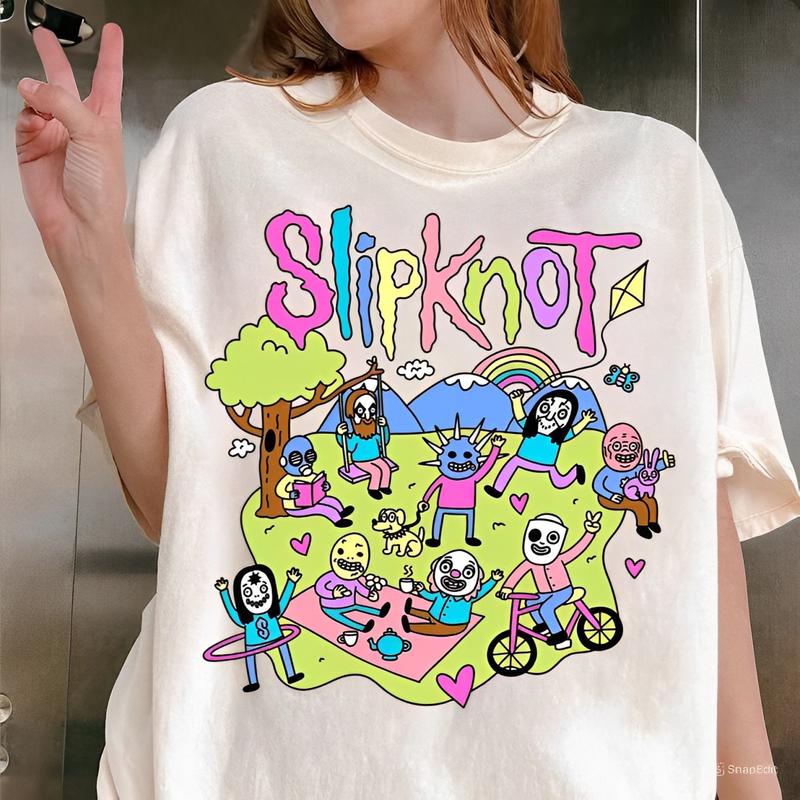 Slipknot Happy Times Playing Together T-shirt (Image 1)