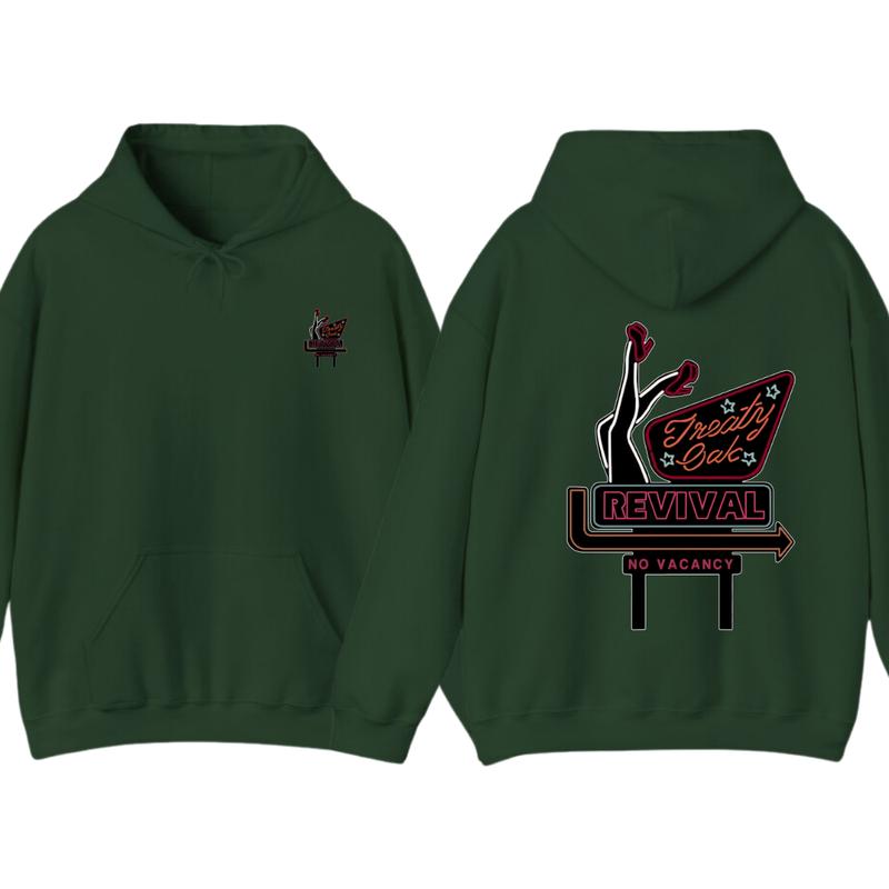 Treaty Oak Revival hoodie, Retro Neon Sign, Inspired Design With Bold Graphics Menswear Sweaters Tops Wetsuit... (Image 7)