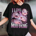 Moo Deng Shirt, I Love Moo Deng Shirt, Khao Kheow Open Zoo T-Shirt, Hippo Lover T-Shirt Hoodie, Sweatshirt (Image 1)