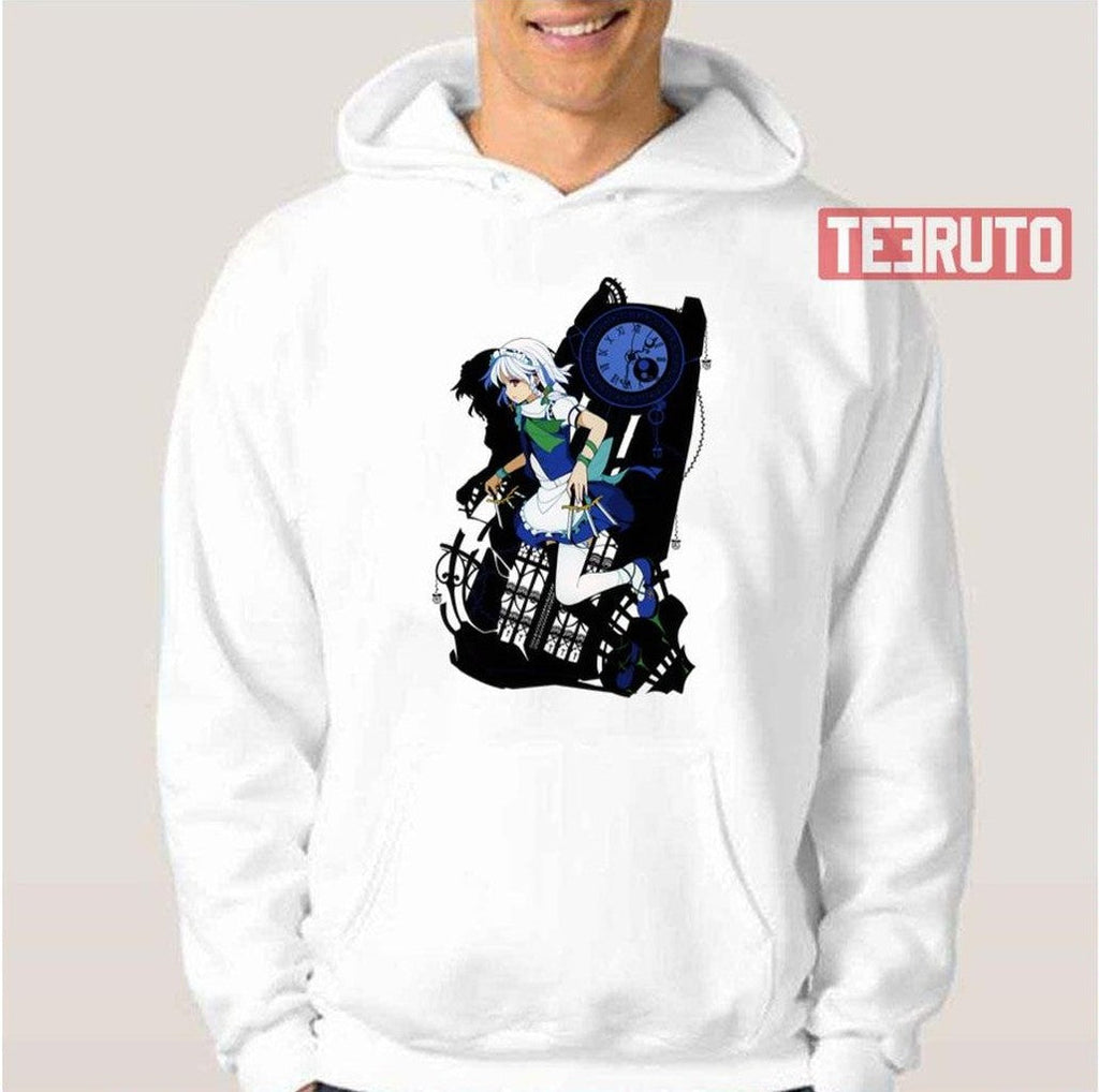 Sakuya Izayoi Touhou Project Unisex T-Shirt Hoodie, Sweatshirt | PureTeeCo.com (Image 2)
