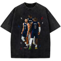 Stephen Curry Bron Durant BIG 3 USA World Champ Custom Graphic Tee Hoodie, Sweatshirt | PureTeeCo.com (Image 1)