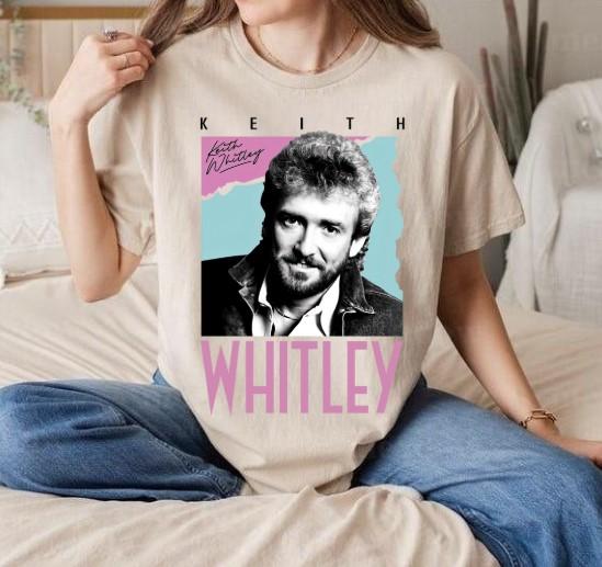 Vintage Keith Whitley Country Music 80s Retro Style T-Shirt Basic Graphic Hoodie, Sweatshirt | PureTeeCo.com (Image 3)