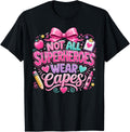 Superheroes Capes End School Teacher Unisex T-shirt, Sweatshirt, Hoodie (1)