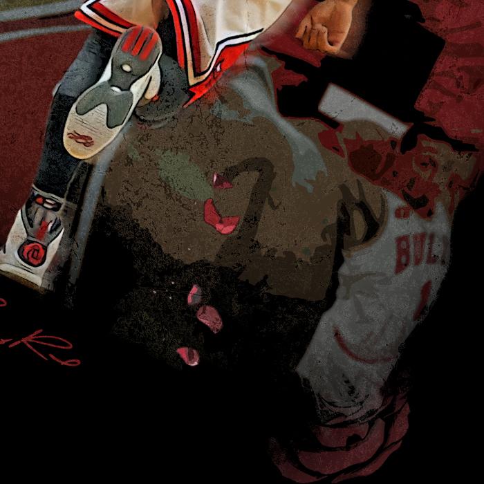 Thank You Derrick Rose Retirement Basketball Career Tribute Custom Graphic Tee Design By CBA Hoodie, Sweatshirt (Image 5)