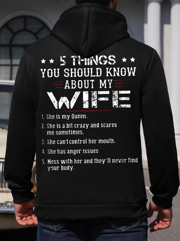 Letter Print Men's Essentials Hoodie with Drawstring Pockets, Casual Long Sleeve Sweatshirt, Drippy Outfit,... (Image 8)