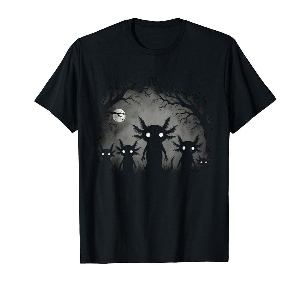 Creepy Gothic Axolotl Horror Grunge Goth Axolotl Unisex T-shirt, Sweatshirt, Hoodie (1)