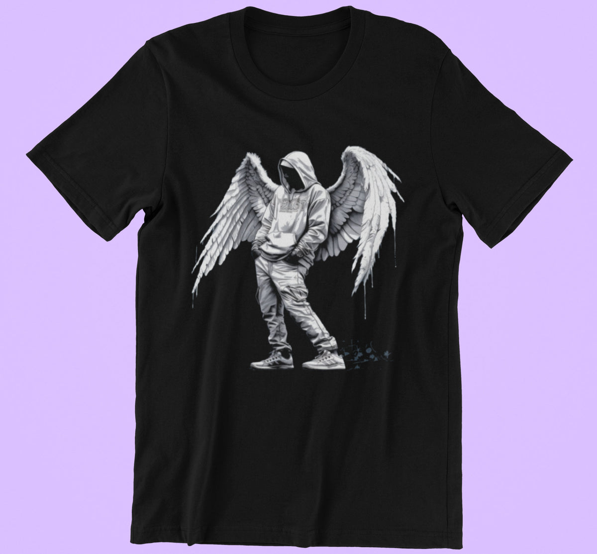 Hip Hop Angel Wings Urban Graffiti Art Tee Unisex T-shirt, Sweatshirt, Hoodie (1)