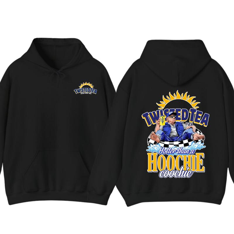 2 Side- NEW Twisted Tea Trummmp America Great Again Hoodie-Full Color- Casual- For Women-For Men- Unisex- Viral... (Image 8)