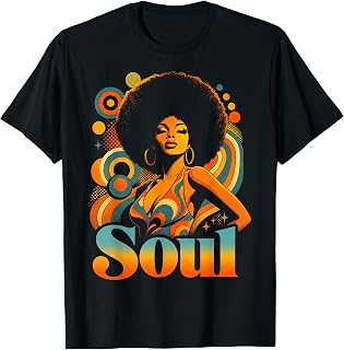 70s Retro Pop Art Afro Woman Soul Unisex T-shirt, Sweatshirt, Hoodie (1)