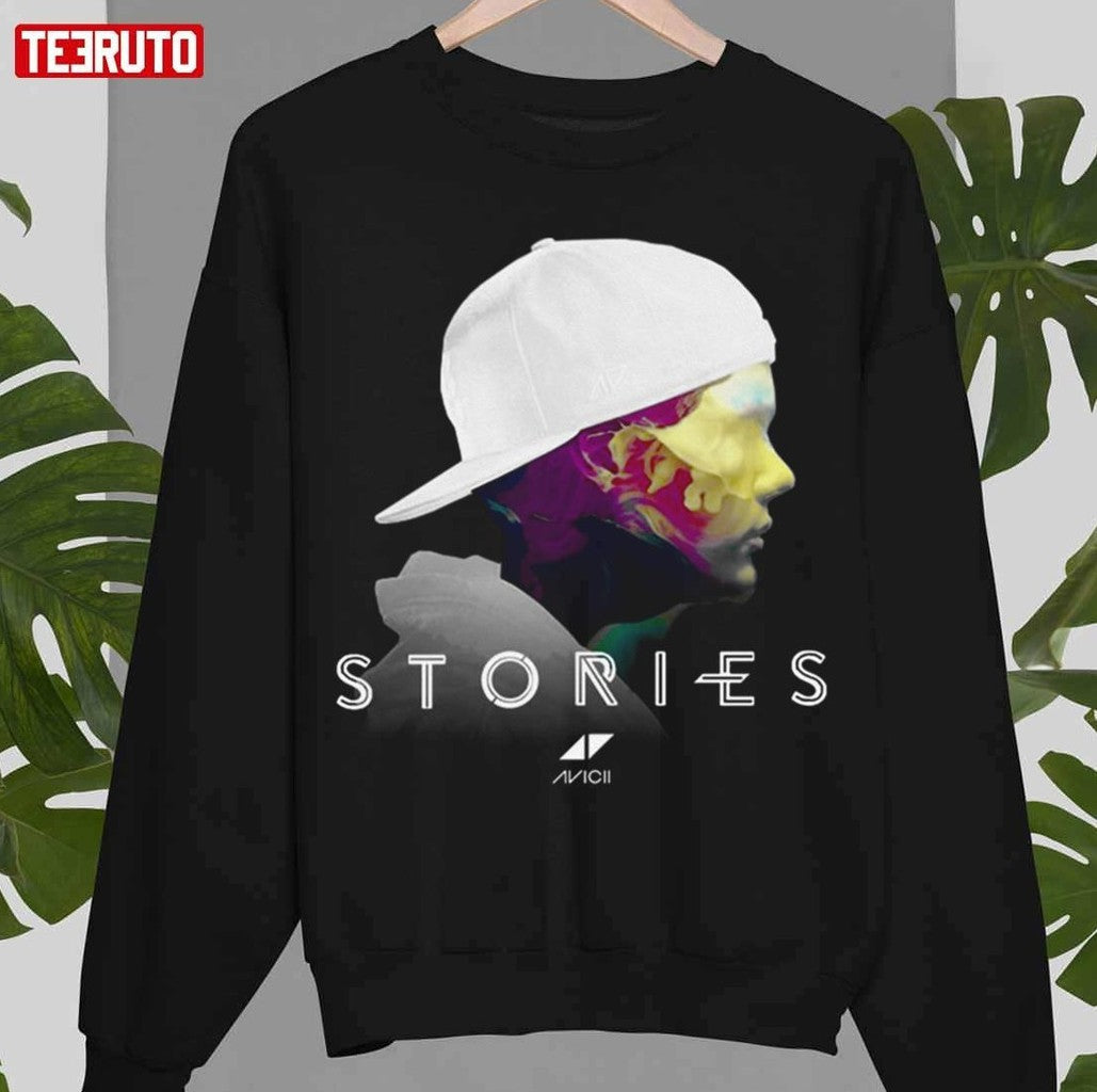 Stories Colorful Design Avicii Unisex Sweatshirt