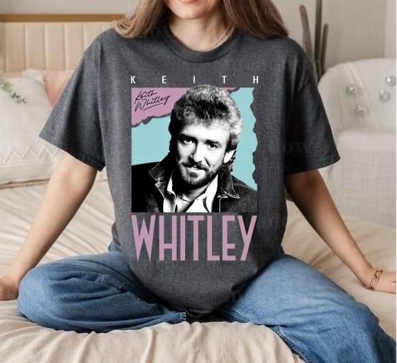 Vintage Keith Whitley Country Music 80s Retro Style T-Shirt Basic Graphic Hoodie, Sweatshirt | PureTeeCo.com (Image 6)