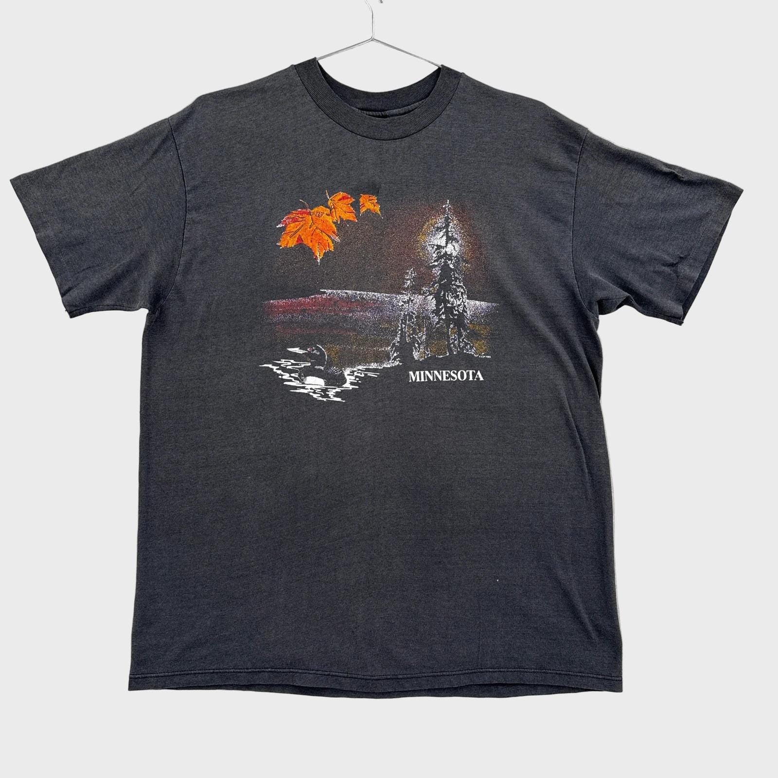 Vintage 1985 Minnesota Lake Loon Xl Unisex T-shirt, Sweatshirt, Hoodie (1)