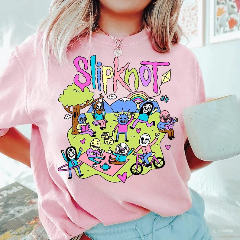 Slipknot Happy Times Playing Together T-shirt (Image 5)