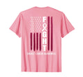 Usa Pink Flag Breast Cancer Awareness Month Back Unisex T-shirt, Sweatshirt, Hoodie (1)