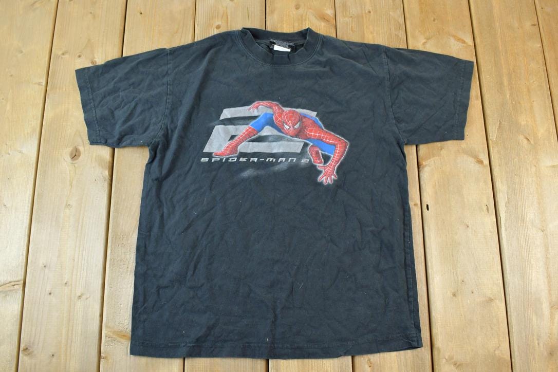 Vintage 2004 Spiderman Souvenir Single Stitch Vintage Streetwear Vacation Tee (1)