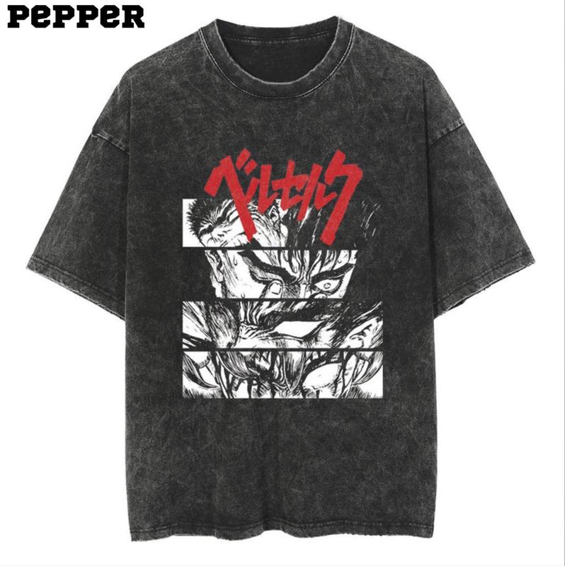 Guts Rage Vintage Shirt, Berserk Shirt, Anime Berserk Shirt, Manga Shirt, Berserk Merch, Anime Merch, Berserk... (Image 4)