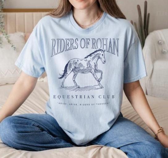 Riders Of Rohan Equestrian Club Shirt  LOTR Fantasy Aragorn Frodo Elven Elrond The Fellowship Bookish Hoodie,... (Image 4)