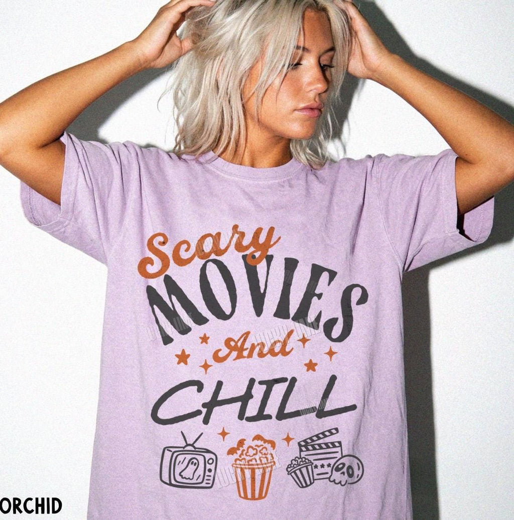 Scary Movies Chill Horror Movie Halloween Comfort Colors Halloween Halloween Lover (1)