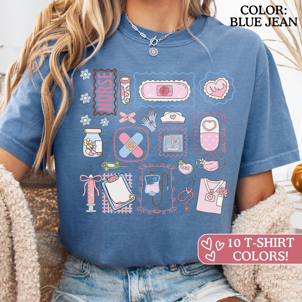 Comfort Colors Nurse Nurse Nurse Nurse Graduation Tees Nursing School Nurse (4)