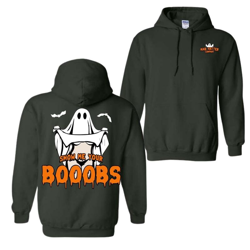 Show Me Your Boobies Shirt Boobies Funny Shirt Boo, Hoodie For men For women Sweatshirt | PureTeeCo.com (Image 5)